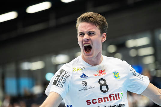 Ystads IFs Hampus Andersson jublar