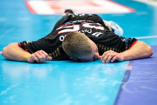HK Malmös Anton Blickhammar deppar