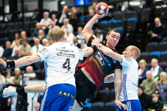 Ystads IFs y4+och Jakob Nygren stoppar HK Malmös Elias