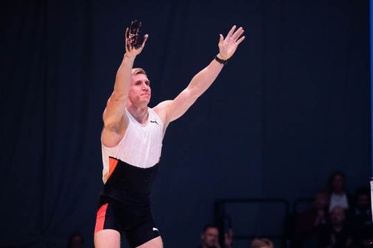 Piotr Lisek of Poland