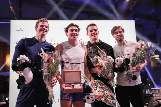 Chris Nilsen of USA, Armand Duplantis of Sweden, KC