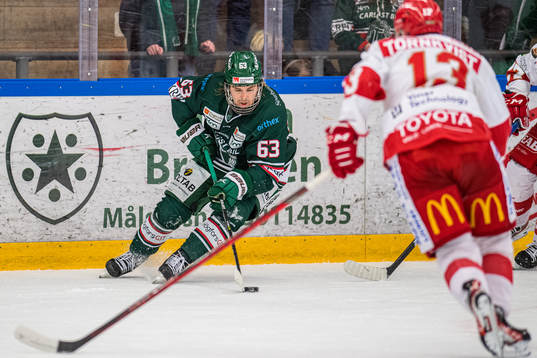Tingsryds Daniel Öhrn och Troja/Ljungbys Tobias Törnkvist