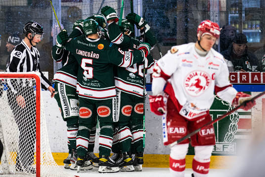 Tingsryds Daniel Öhrn jublar