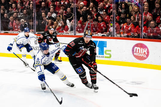 Leksands Tobias Ekberg och Örebros Christopher Mastomäki