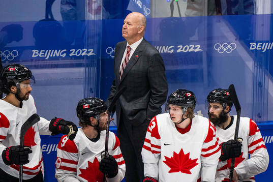 Head coach Claude Julien of Canada in an ice hockey