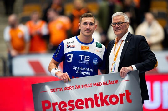 Alingsås Mathias Pedersen valdes till lagets spelare