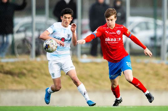 Helsingborgs Vilgot Carlsson och Helsingørs Elias Just