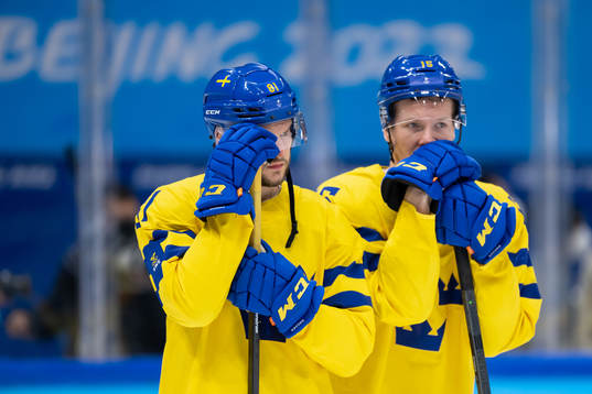 Theodor Lennström and Gustav Rydahl looks dejected