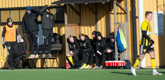 i träningsmatchen mellan Sölvesborg och IFK Hässleholm i