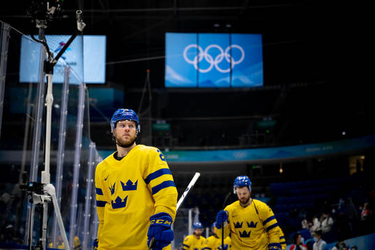 Christian Folin of Sweden looks dejected