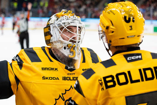 Skellefteås målvakt Gustaf Lindvall