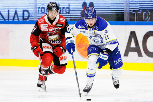 Malmö Redhawks Pathrik Westerholm och Leksands Martin