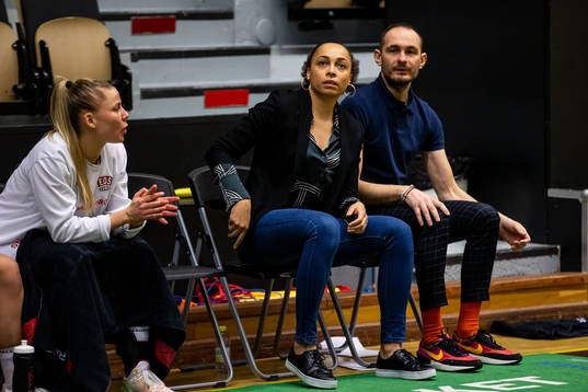 IK Eos Head Coach Jan Hricko och assisterande coach Irene