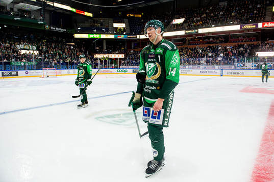 Färjestads Victor Ejdsell deppar