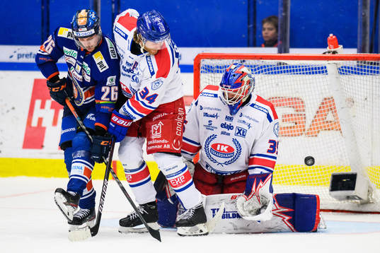 Växjös Joel Kellman, Oskarshamns Philip Samuelsson och