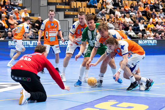 Kristianstads Anton Hallbäck, Hampus Henningsson  och