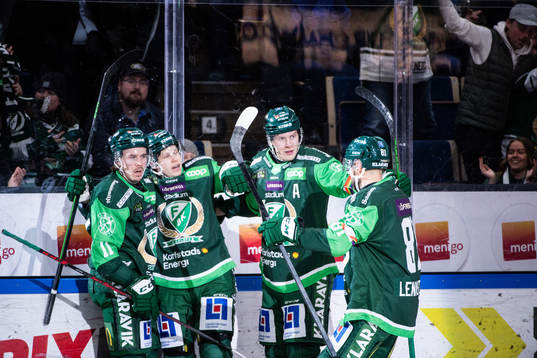 Färjestads Joakim Nygård , Daniel Viksten, Victor Ejdsell