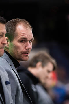 Färjestads huvudtränare Tomas Mitell