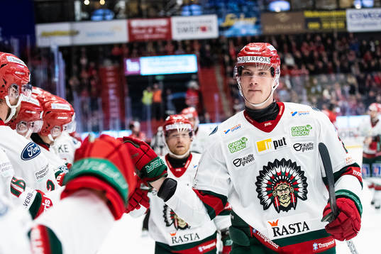 Frölundas Elmer Söderblom jublar