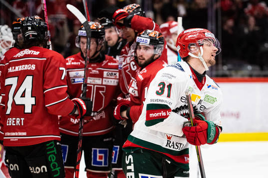 Frölundas Nicklas Lasu deppar