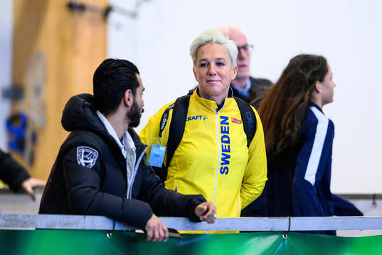 Sveriges Förbundskapten Kajsa Bergqvist