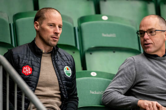 Chris Abbott, head of sports and Daniel Koch, club director