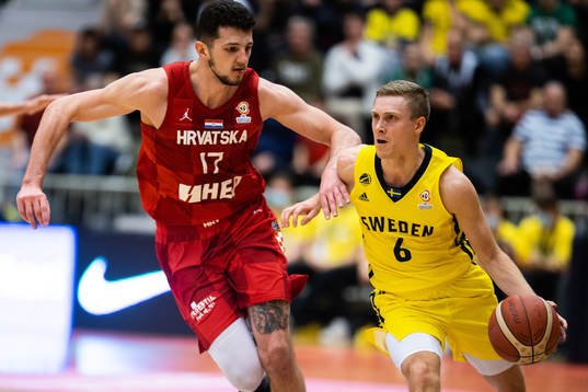 Karlo Matkovic of Croatia and Tobias Borg of Sweden