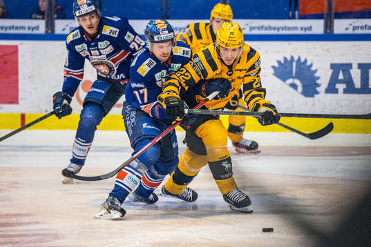 Växjös Emil Forslund och Skellefteås Jonathan Johnson