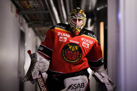 Luleås målvakt Joel Lassinantti