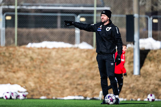 Degerfors tränare Tobias Solberg