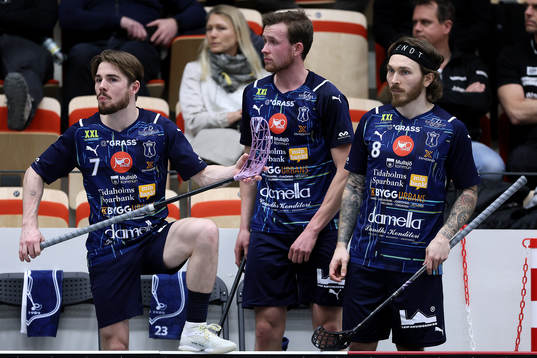 Mullsjös Kim Ganevik, Simon Karlsson och Jimmie Pettersson