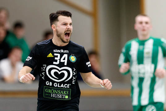 Sävehofs Sebastian Karlsson jublar
