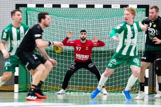 Hammarbys målvakt Hayder Al-Khafadji