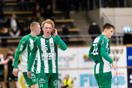 Hammarbys Gustav Davidsson deppar