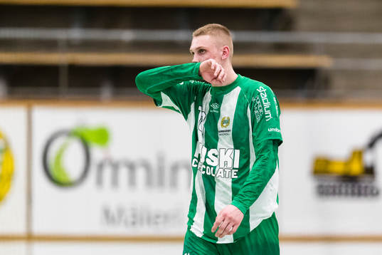 Hammarbys Edwin Aspenbäck deppar
