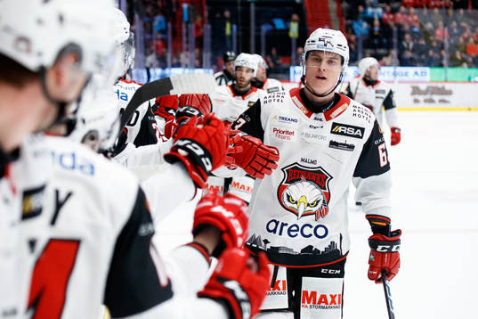 Malmö Redhawks Fredrik Händemark jublar