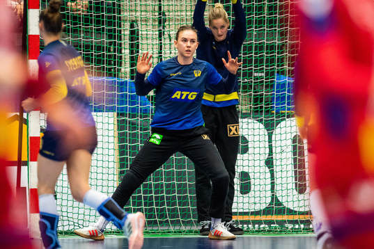 goalkeeper Jessica Ryde of Sweden prior to the EHF Euro