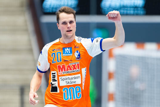 Kristianstads Emil Frend Öfors jublar