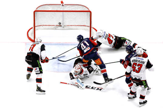 Mål av Linköpings Broc Little förbi Malmö Redhawks