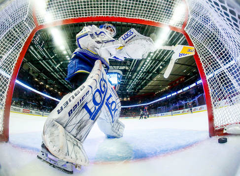 Leksands målvakt Kasimir Kaskisuo deppar