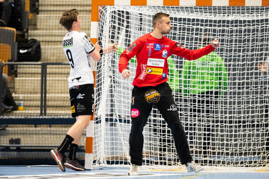 Kristianstads målvakt Espen Christensen jublar medan IFK