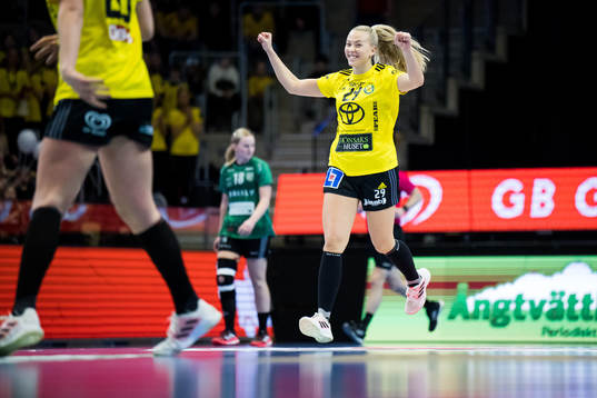 Sävehofs Frida Rosell jublar