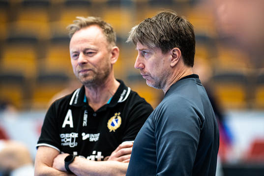 Redbergslids tränare Magnus Johansson och Kristianstads