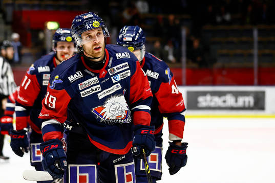 Linköpings Patrick Russell jublar