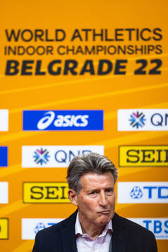 Sebastian Coe, President of the International Athletics