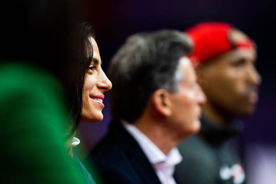 Ivana Spanovic Vuleva of Serbia, at a press conference
