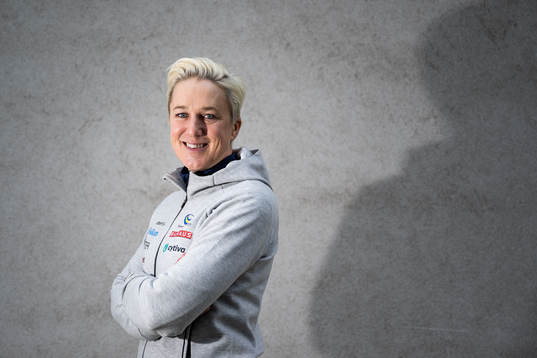 Kajsa Bergqvist, head coach, of the Swedish athletics team
