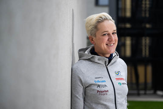 Kajsa Bergqvist, head coach, of the Swedish athletics team