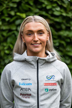 Julia Wennersten of the Swedish athletics team poses for a