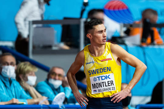 Thobias Montler of Sweden looks dejected when competing in